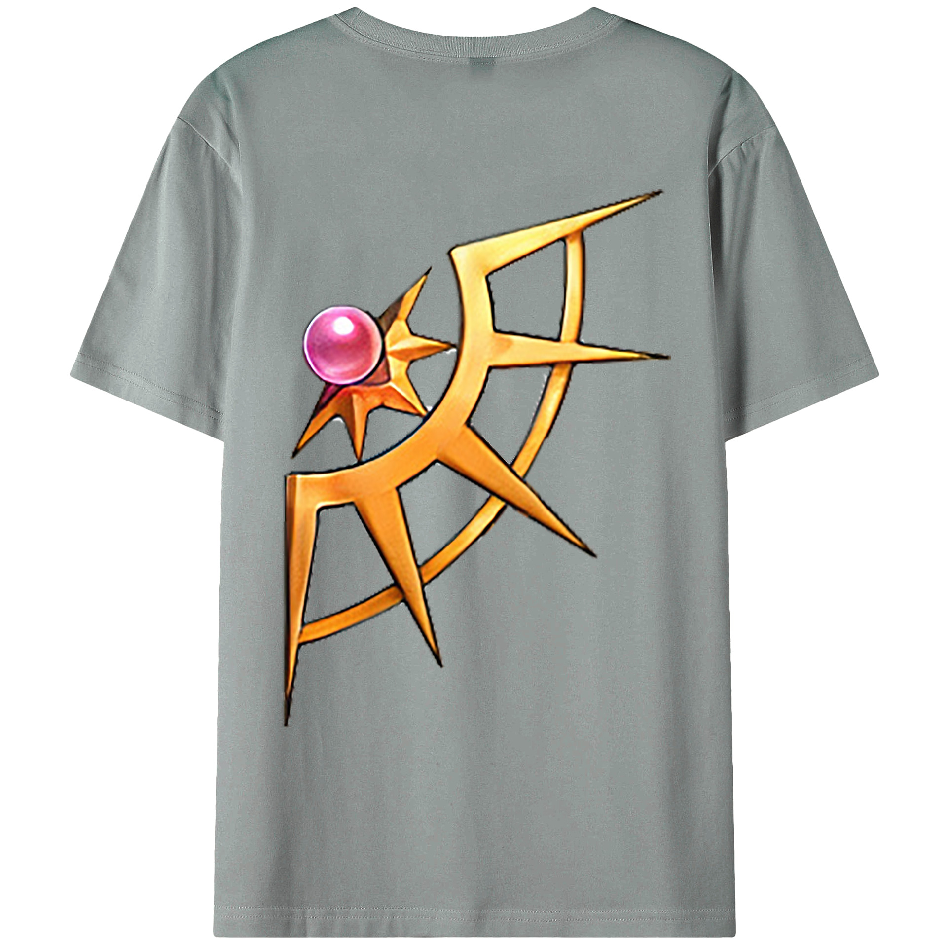 （画像用） 遊☆戯☆王 Yu-Gi-Oh! 綿100％ メンズ半袖Tシャツ（バックプリント） 通気性
